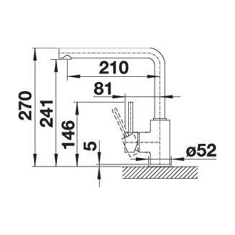 Blanco Mila chrom, ECO