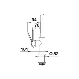 Blanco Lanora nerez kartáčovaný, ECO