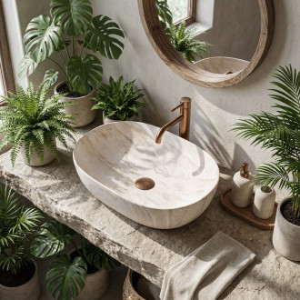 Umyvadlo na desku REA Amelia Kallisto 48