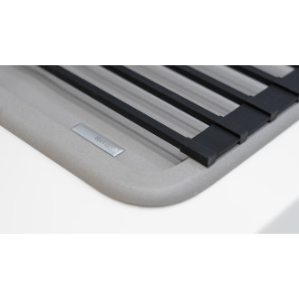 Deante Momi jedno-komorový granitový dřez 820x500x230 mm, grafitový metalický ZKM_G11B