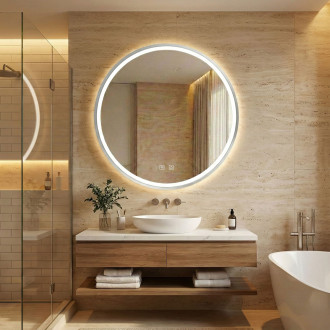 Rea Zrcadlo LED 60cm MMJ BRUSH SILVER HOM-06505