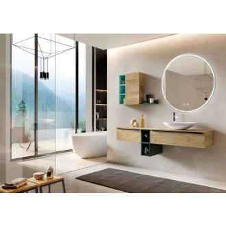 Rea Zrcadlo LED 80cm MMJ BRUSH SILVER HOM-06507