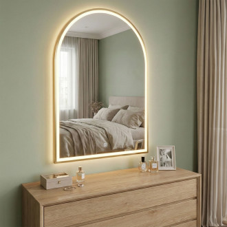 Zrcadlo LED 60x100cm DART GOLD