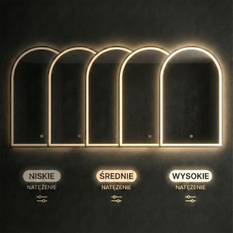 Zrcadlo LED 60x100cm DART GOLD