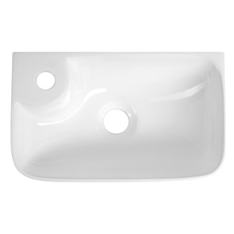 BELLE keramické umývátko 36x22cm, bílá