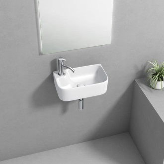 BELLE keramické umývátko 36x22cm, bílá