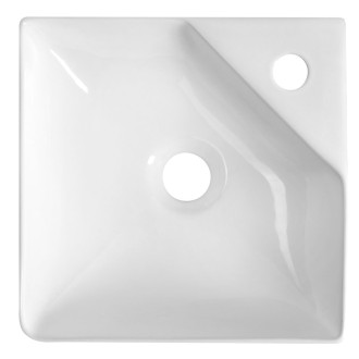 NEXA keramické umyvadlo rohové 30x30cm, bílá