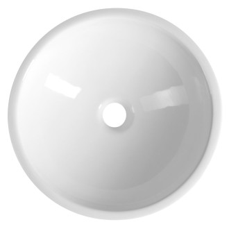 ROLA keramické umyvadlo zápustné, průměr 41cm, bílá