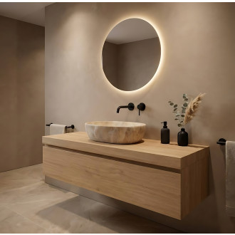 Umyvadlo na desku REA Amelia SAVANA MATT