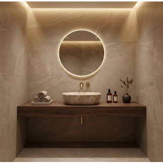 Umyvadlo na desku REA Amelia SAVANA MATT