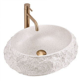 Umyvadlo na desku Mika Beige