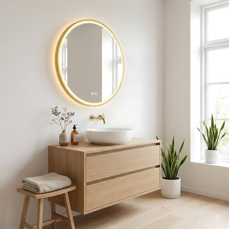 REA Zrcadlo LED 70cm HOM-02502