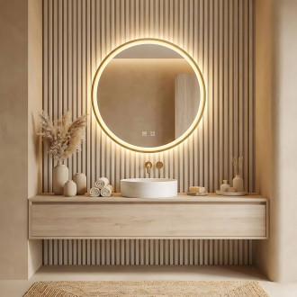 REA Zrcadlo LED 60cm HOM-02501