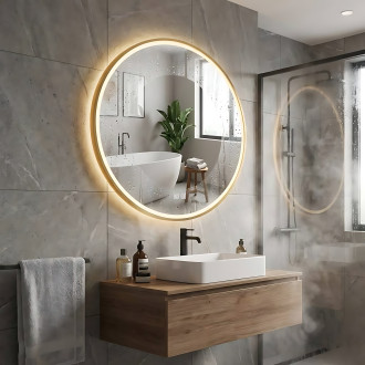 REA Zrcadlo LED 60cm HOM-02501