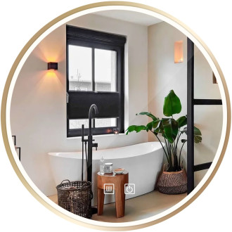 REA Zrcadlo LED 60cm HOM-02501