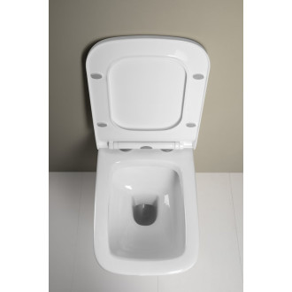 SPAZIA závěsná WC mísa 34x53cm, bílá