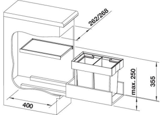 Blanco FLEXONII 30/2 košový systém   521 467