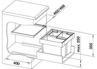 Blanco FLEXONII 50/3 košový systém   521 470