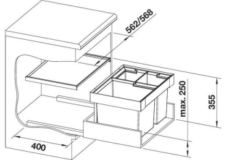 Blanco FLEXON II XL 60/3 košový systém   521 473