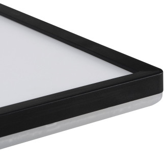 AZPO stropní LED svítidlo, 420x420mm, 22W, 3000/4000/6000K, IP54, černá mat