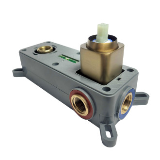 Podomítková vanová baterie REA Arlo Brush Gold