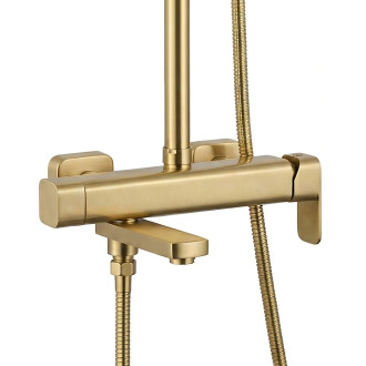 Sprchový set Rea Arlo Brush Gold