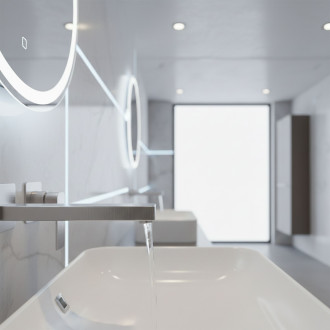 Podomítková vanová baterie REA Arlo Brush Nickel