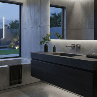 Podomítková vanová baterie REA Arlo Brush Nickel