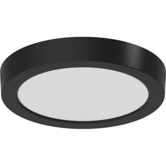 Stropní LED svítidlo Mexen LDSR, přisazené, 22 cm, 18 W, studená teplota - 6500 K, 1440 lm, černé - L212-022-1865-70
