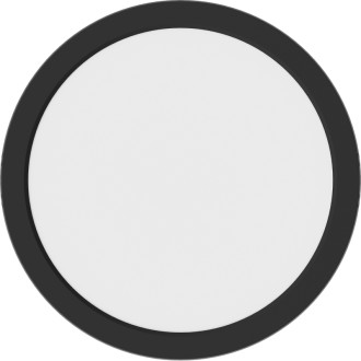 Mexen LDSR plafon sufitowy LED natynkowy fi 30 cm, 24W, Zimna - 6500K, 1920 lm, czarny - L212-030-2465-70