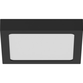Stropní LED svítidlo Mexen LDSS, přisazené, 22 x 22 cm, 18 W, studená teplota - 6500 K, 1440 lm, černé - L213-022-1865-70