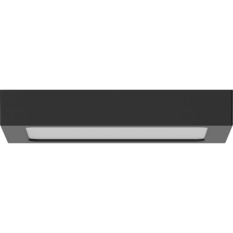 Mexen LDSS plafon sufitowy LED natynkowy 22 x 22 cm, 18W, Zimna - 6500K, 1440 lm, czarny - L213-022-1865-70