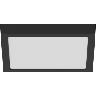 Stropní LED svítidlo Mexen LDSS, přisazené, 30 x 30 cm, 24 W, studená teplota - 6500 K, 1920 lm, černé - L213-030-2465-70