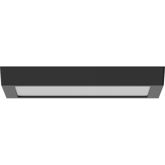 Mexen LDSS plafon sufitowy LED natynkowy 30 x 30 cm, 24W, Zimna - 6500K, 1920 lm, czarny - L213-030-2465-70