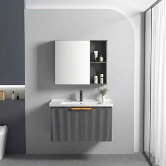 REA Sada koupelnového nábytku s umyvadlem Marti 60cm Grey REA-M0031