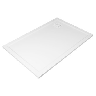 XENA sprchová vanička z litého mramoru, obdélník 120x80cm, bílá