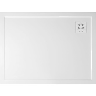 XENA sprchová vanička z litého mramoru, obdélník 120x90cm, bílá