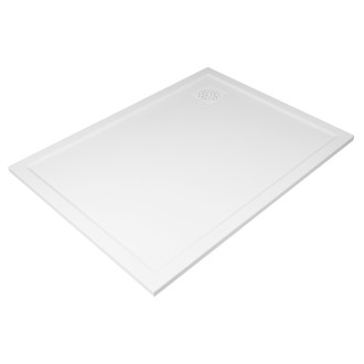 XENA sprchová vanička z litého mramoru, obdélník 120x90cm, bílá