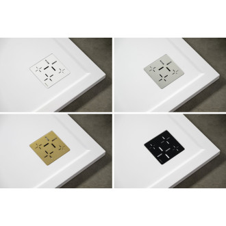 XENA sprchová vanička z litého mramoru, obdélník 120x90cm, bílá