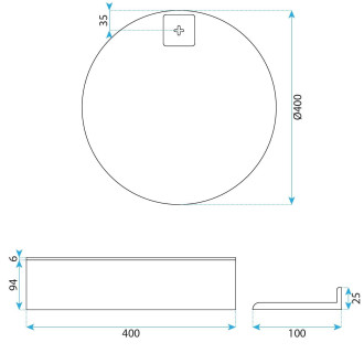 Sada koupelnového nábytku s umyvadlem Molly 40cm Beige