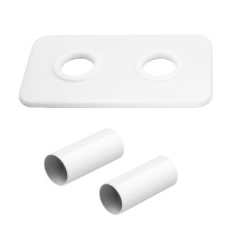 HYBRID-SADA, universální středový ventil s mosaznou rozetou