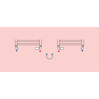 PRIME-SADA, universální rohový ventil s mosaznou rozetou