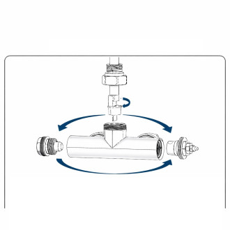 ONE-SADA, universální jednobodový ventil s plastovou rozetou