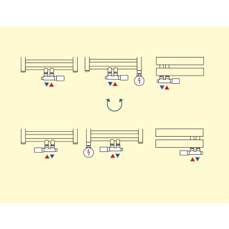 UNI-SADA, universální středový ventil s plastovou rozetou