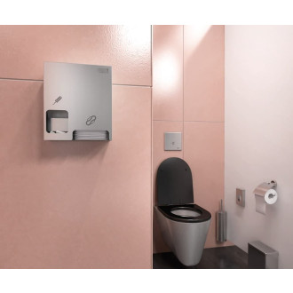 Nerezový zásobník hygienických potřeb