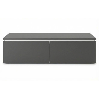 Koupelnová skříňka s krycí deskou SAT Feel 140x30x46 cm antracit mat SATFEEL2140ANT