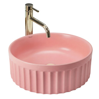Umyvadlo na desku DUO Sweet Pink Matt