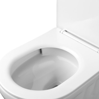 WC mísa bez splachovacího okruhu Rea Duo White