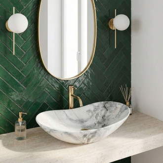 Rea Umyvadlo na desku Royal 60 Granit Shiny REA-U8596