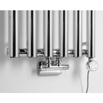 PILON otopné těleso 418x1800mm, se šesti háčky pro ručník, chrom